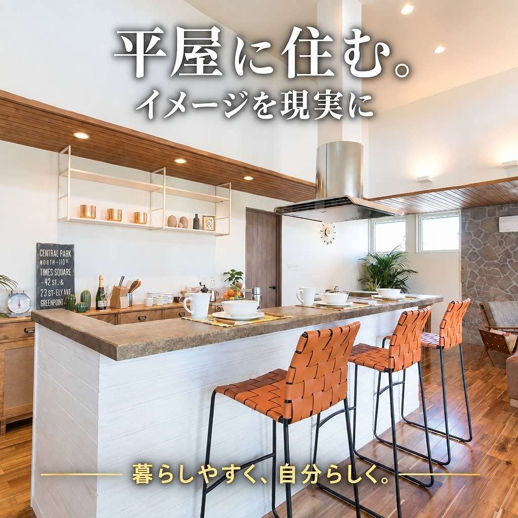 【暮らしやすい】平屋の家づくり相談会